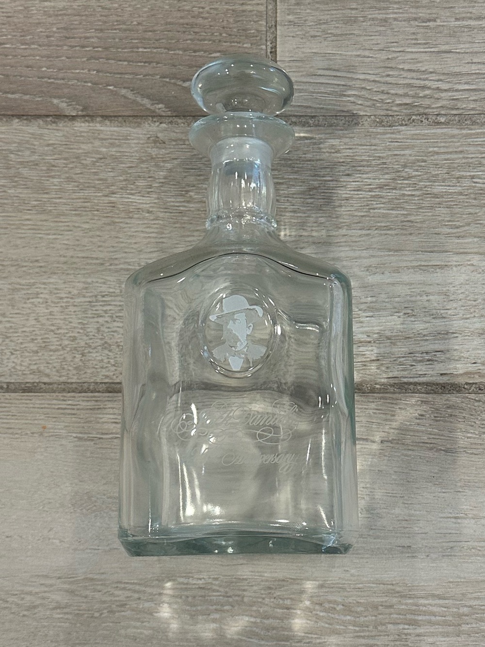 VTG Jack Daniel’s 125th Anniversary Empty 1L Bottle w/ Original Stopper
